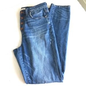 Madewell High Rise Slim Boy Jean Size 28